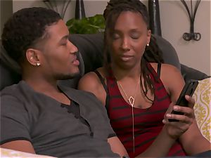 ebony duo finds a drama free dame to have a super hot 3some