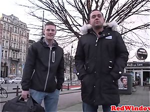 gigantic Amsterdam escort cockriding tourist